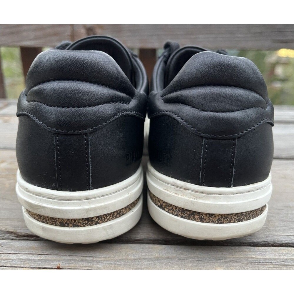 Birkenstock Bend Low Women’s 38 US 7 Black Leather Lace Up Sneakers - Picture 6 of 13